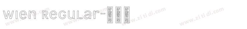 Wien Regular字体转换 Wien Regular字体转换